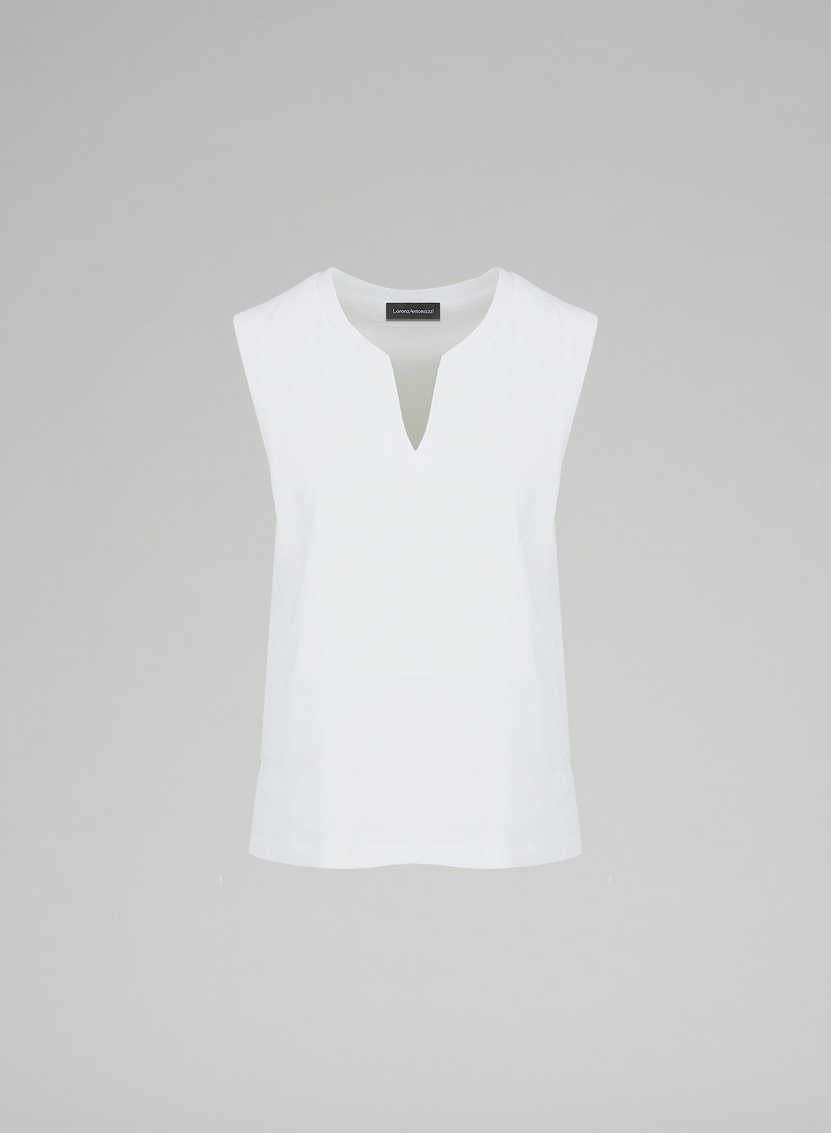 TOP IN LINO E VISCOSA STRETCH