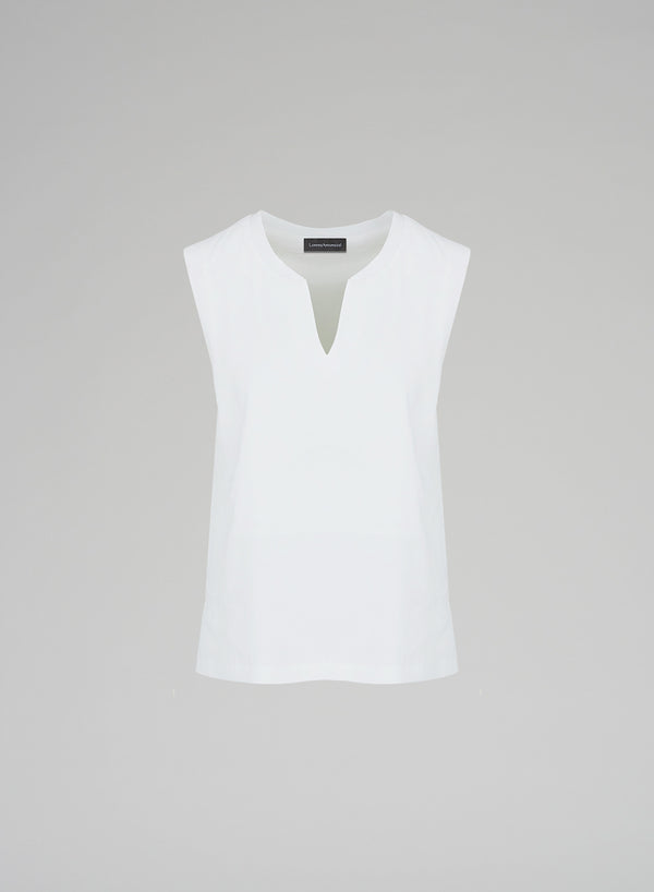 TOP IN LINO E VISCOSA STRETCH