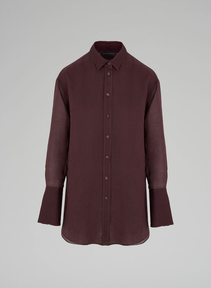 MAXI CAMICIA IN RAMIE