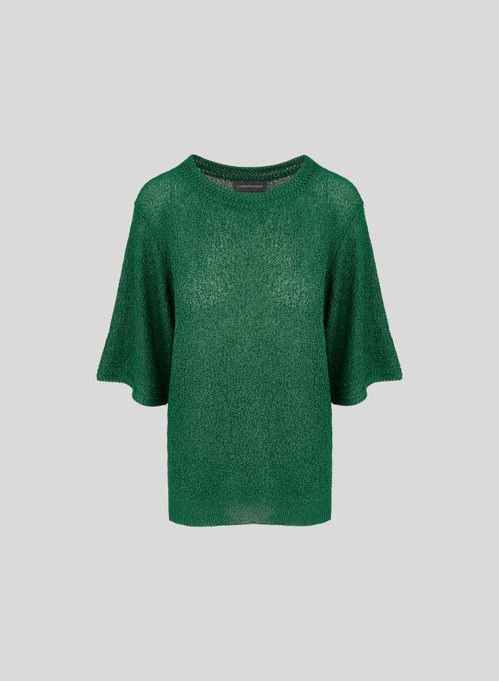 MAGLIA IN PUNTO MOSSO IN MISTO VISCOSA