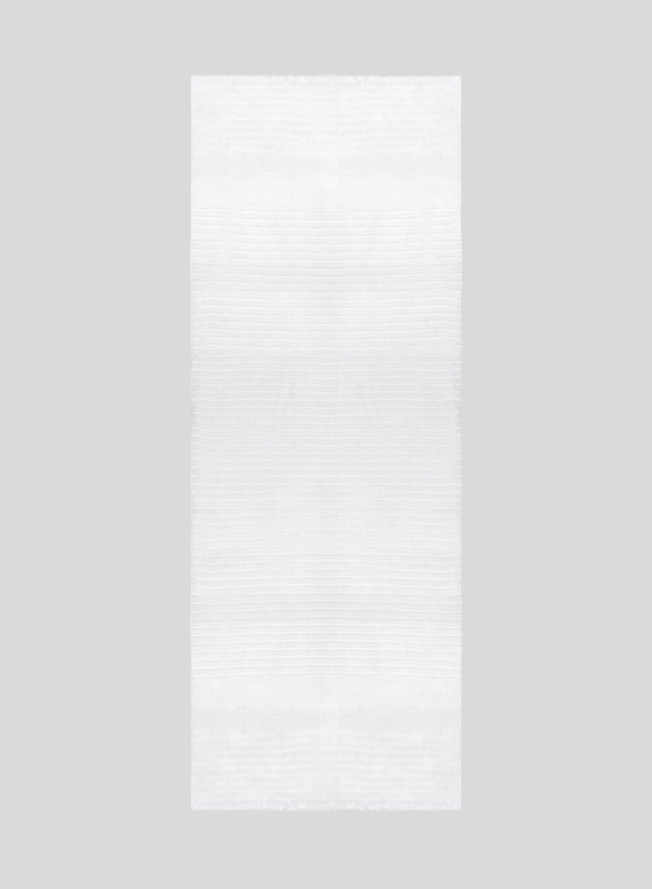 SUPER LIGHT LINEN AND COTTON SCARF WITH SEERSUCKER PATTERN