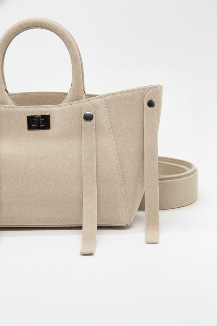 BORSA ICONICA A TRACOLLA MEDIA IN CAMOSCIO