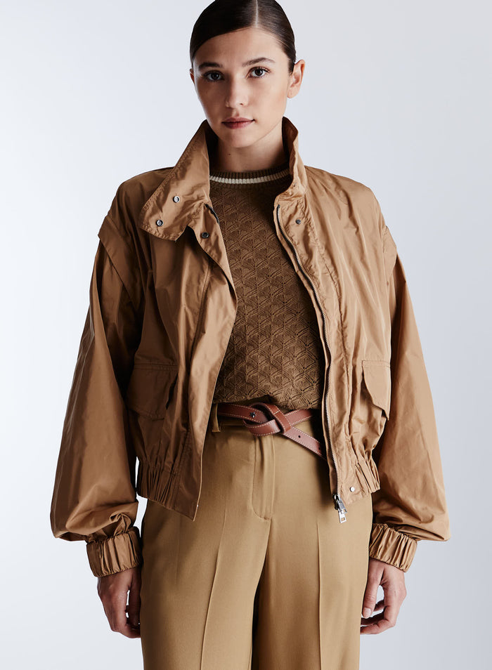 TECHNICAL TAFFETA BLOUSON