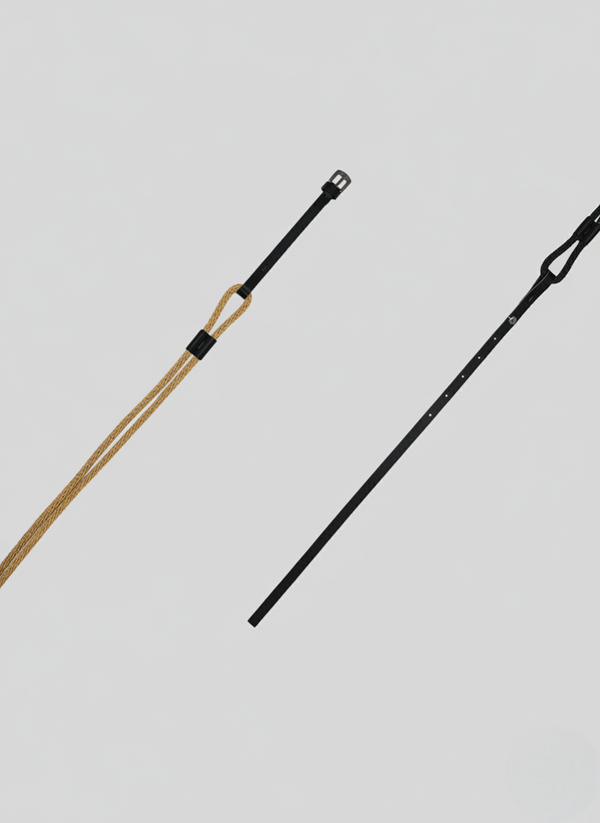 LEATHER AND ROPE BELT