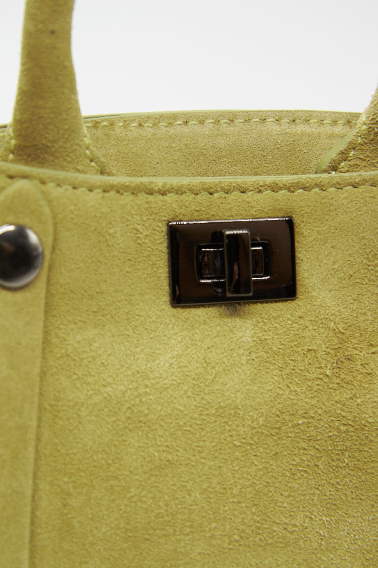 ICONIC SMALL SUEDE SHOULDER BAG