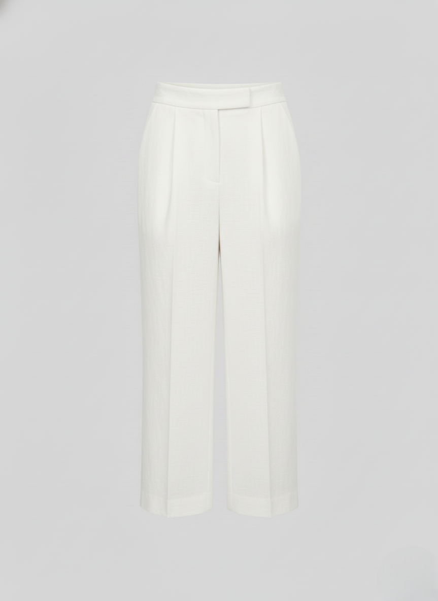 PANTALONI SARTORIALI IN RESCA DI LINO