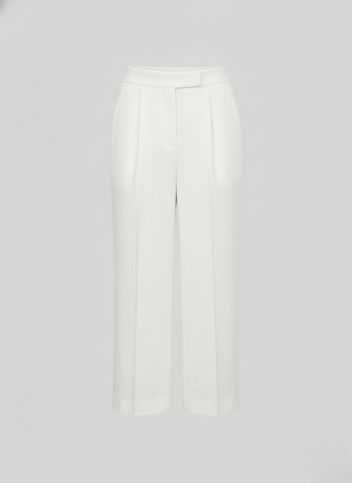 PANTALONI SARTORIALI IN RESCA DI LINO