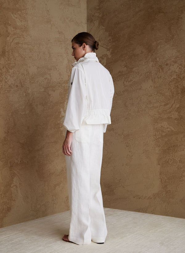 PANTALONI SARTORIALI IN RESCA DI LINO