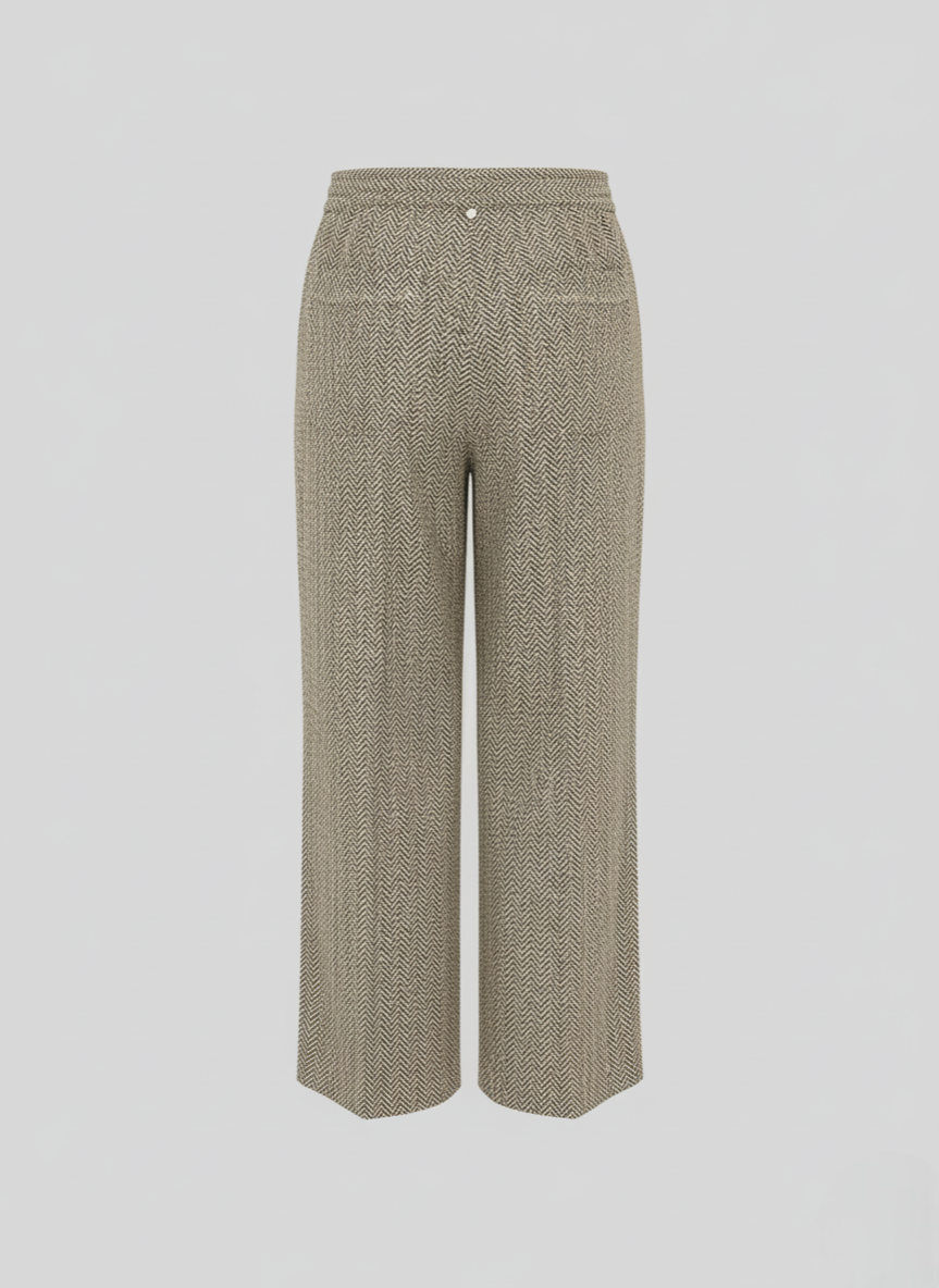 PANTALONI SARTORIALI IN RESCA DI LINO