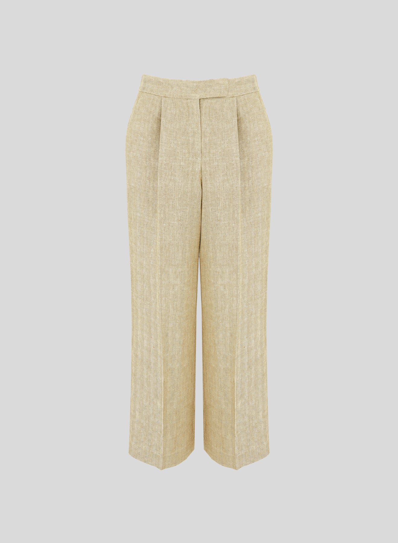 PANTALONI SARTORIALI IN RESCA DI LINO