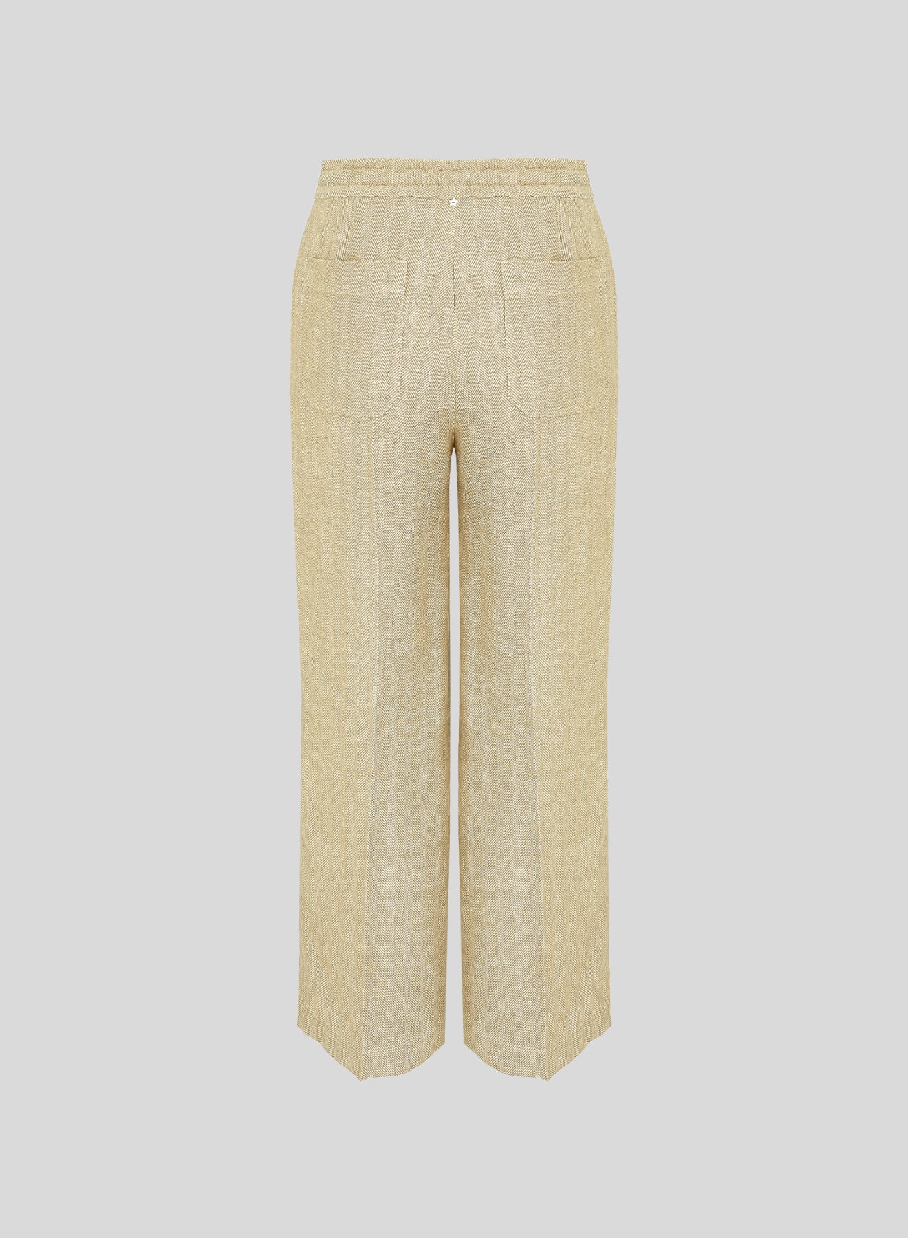 PANTALONI SARTORIALI IN RESCA DI LINO