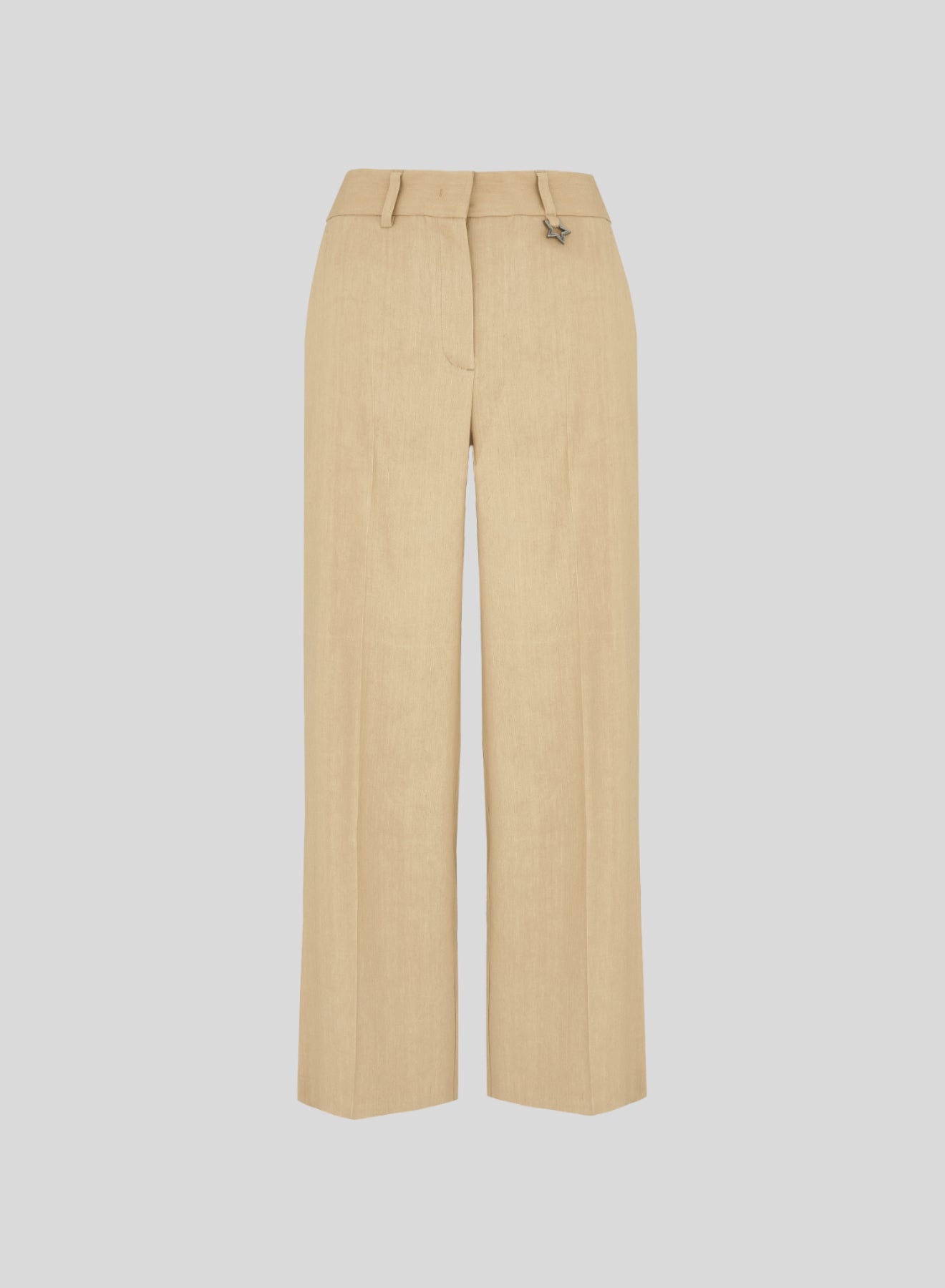 PANTALONI SARTORIALI IN LINO E VISCOSA STRETCH