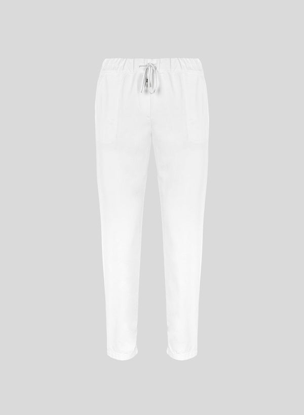 JOGGERS IN LINO E VISCOSA STRETCH
