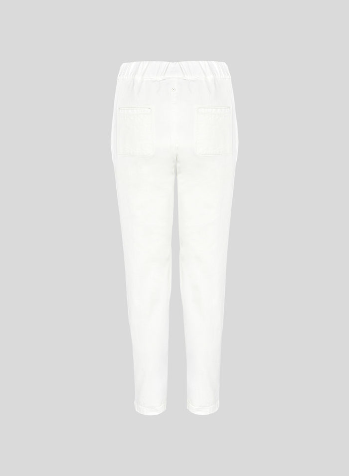 JOGGERS IN LINO E VISCOSA STRETCH