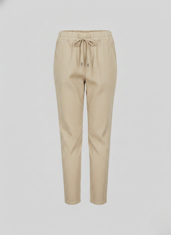 JOGGERS IN LINO E VISCOSA STRETCH