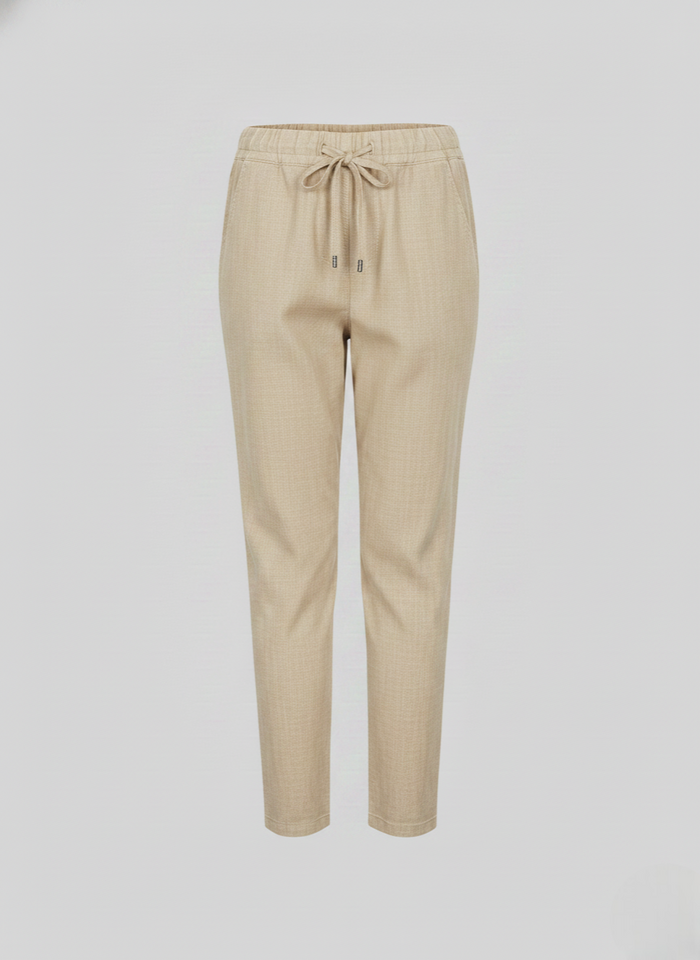 JOGGERS IN LINO E VISCOSA STRETCH