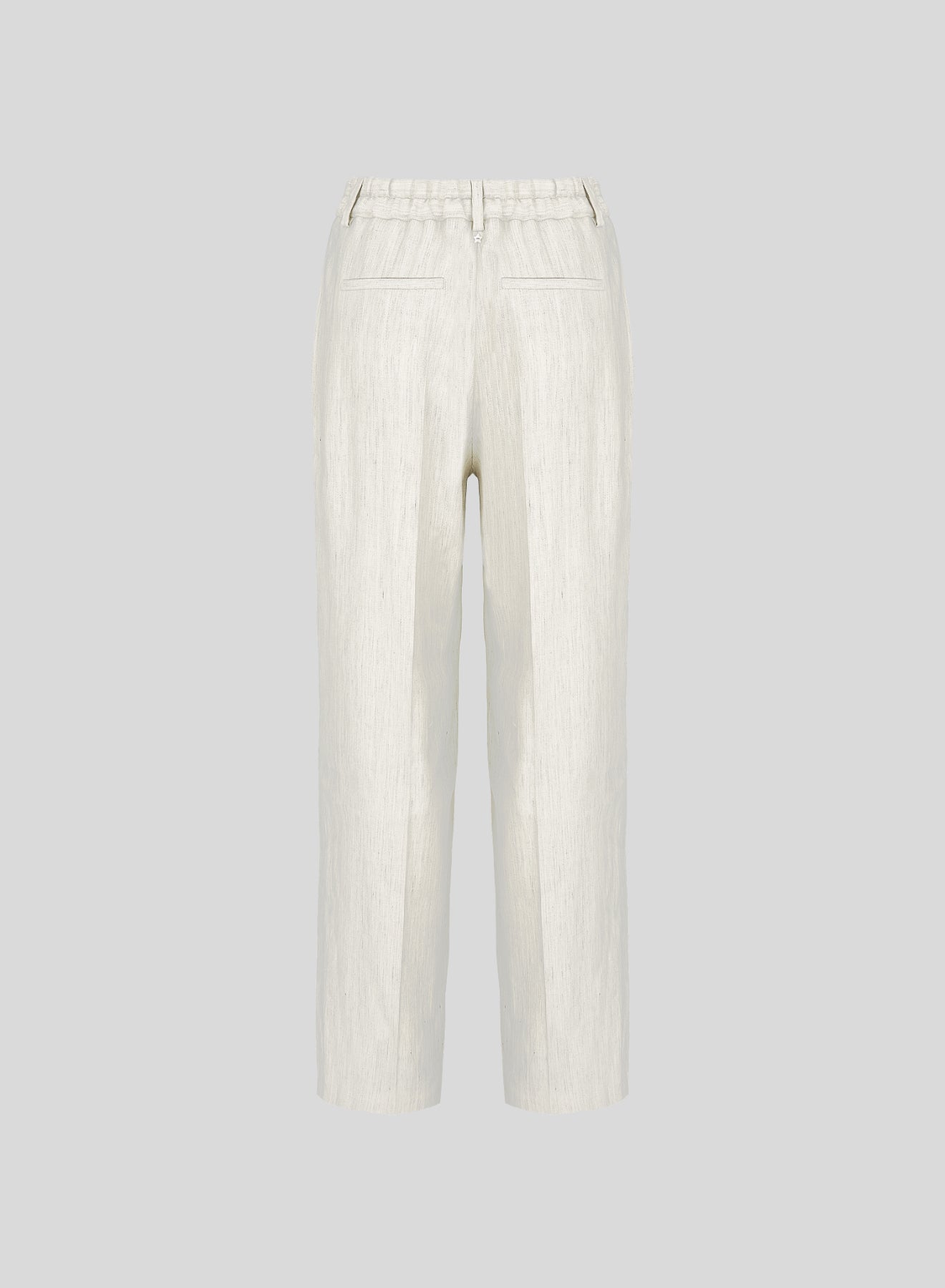 PANTALONI SARTORIALE IN MISTO LINO FIAMMATO