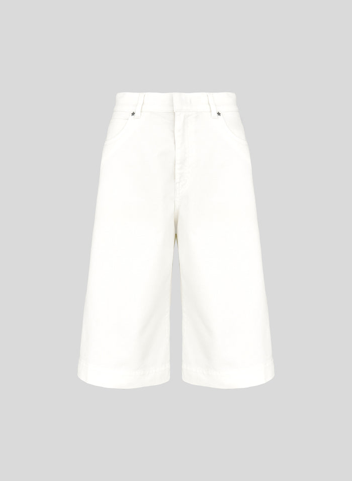 LIGHTWEIGHT DENIM BERMUDA SHORTS