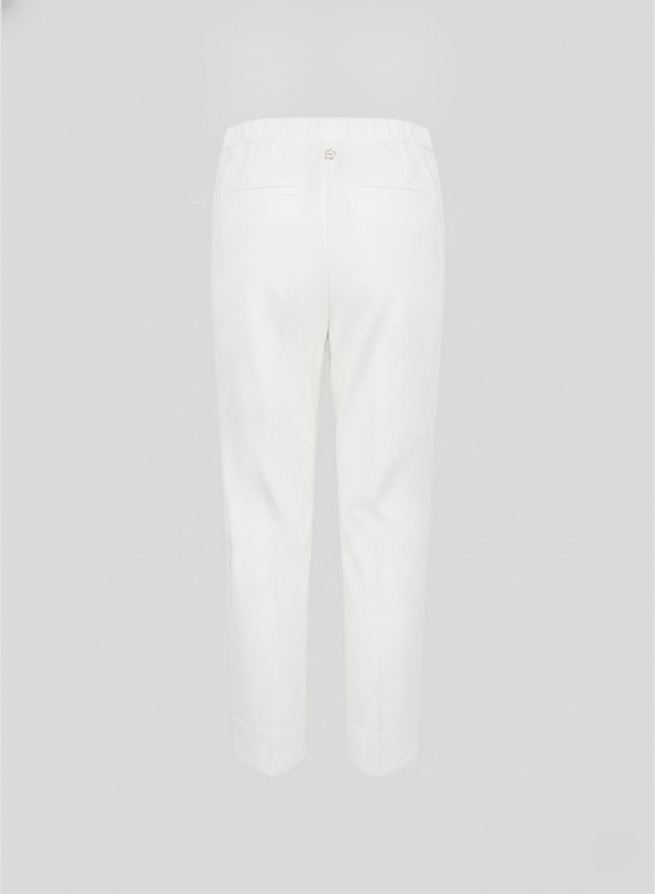PANTALONI DRITTI IN POPELINE DI COTONE