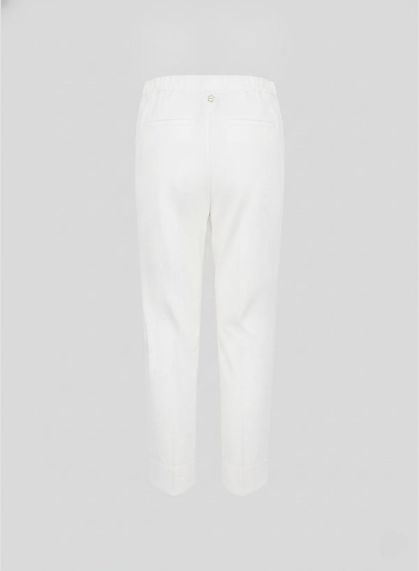 STRAIGHT COTTON POPLIN PANTS