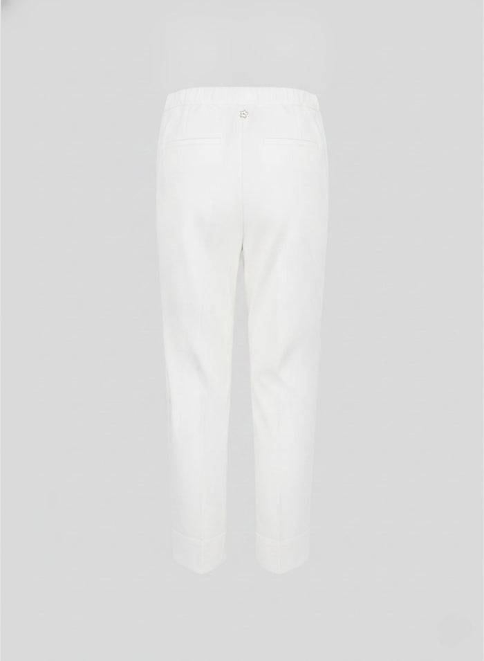 PANTALONI DRITTI IN POPELINE DI COTONE