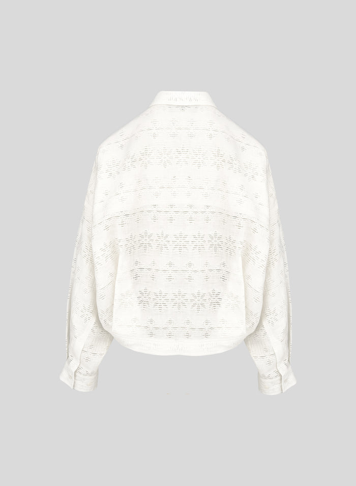 LINEN FIL COUPE SHIRT
