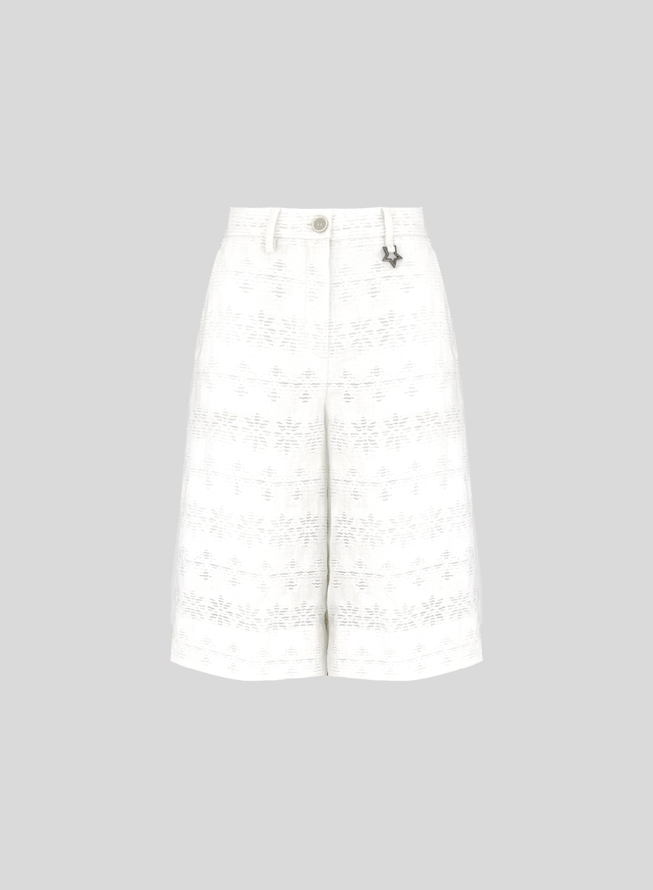 BERMUDA SARTORIALI IN FIL COUPE DI LINO