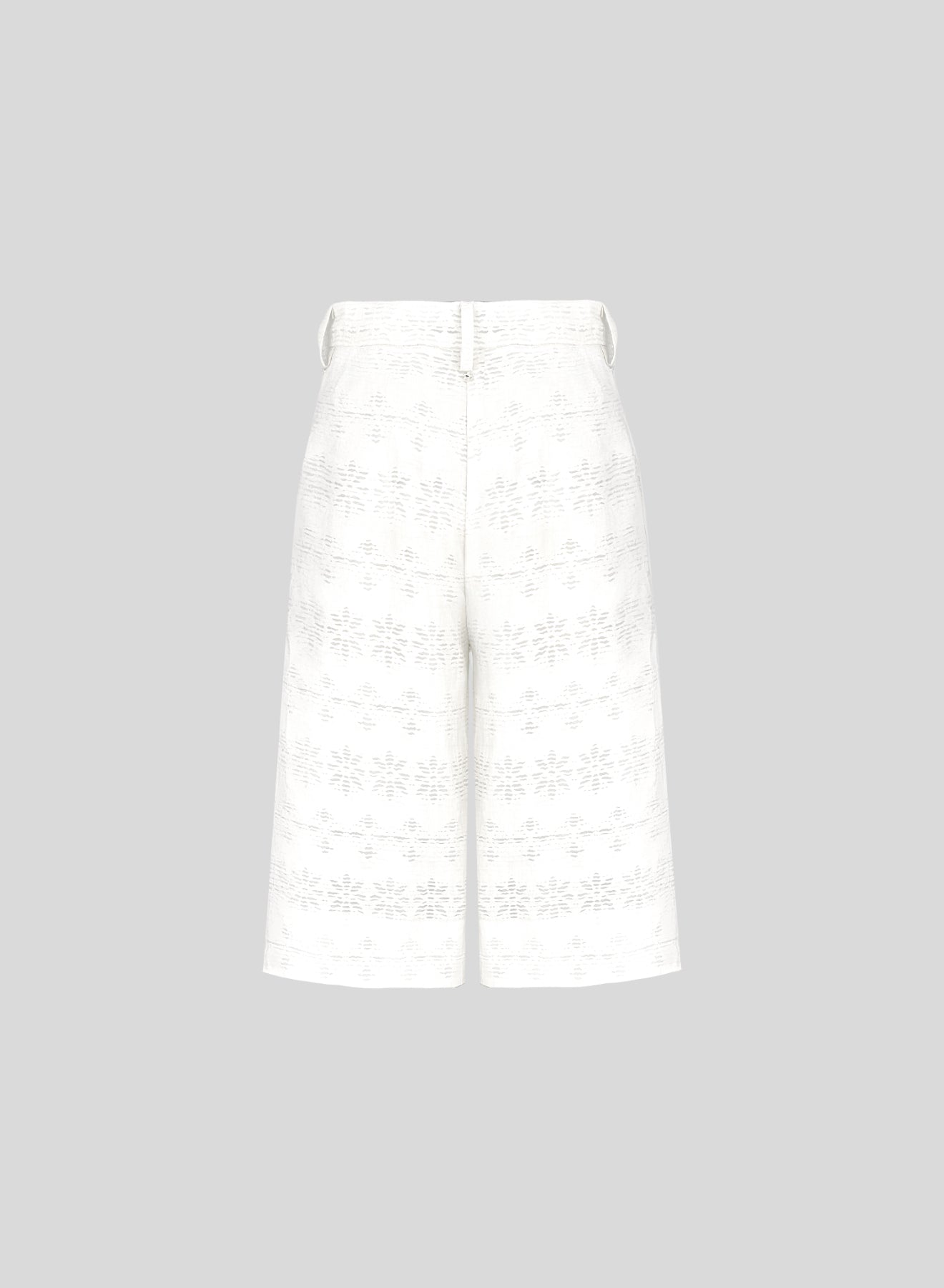 BERMUDA SARTORIALI IN FIL COUPE DI LINO