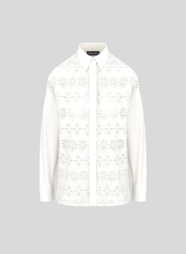 CLASSIC COTTON AND LINEN FIL COUPE SHIRT