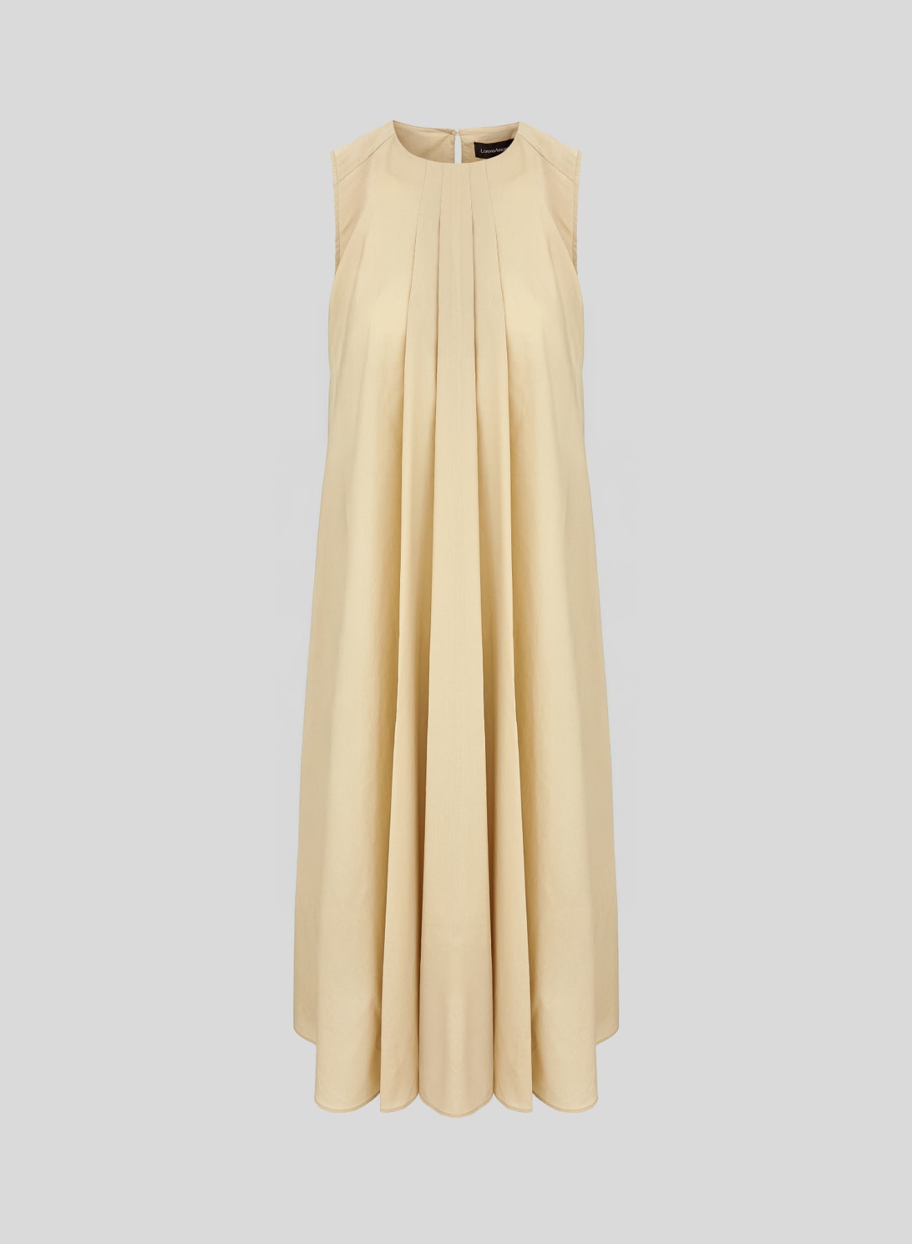 LONG DRESS IN LIGHT COTTON POPLIN