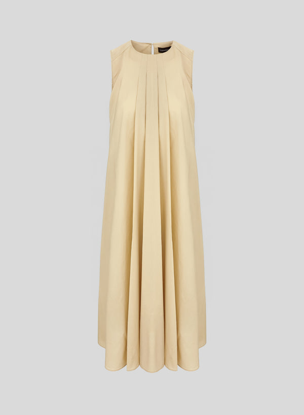 LONG DRESS IN LIGHT COTTON POPLIN