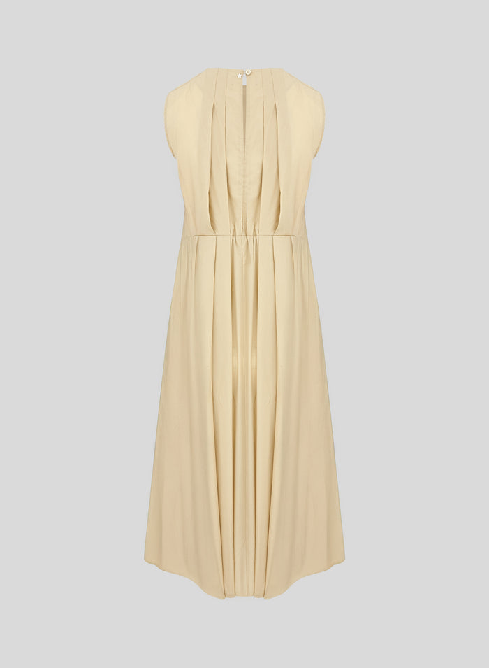 LONG DRESS IN LIGHT COTTON POPLIN