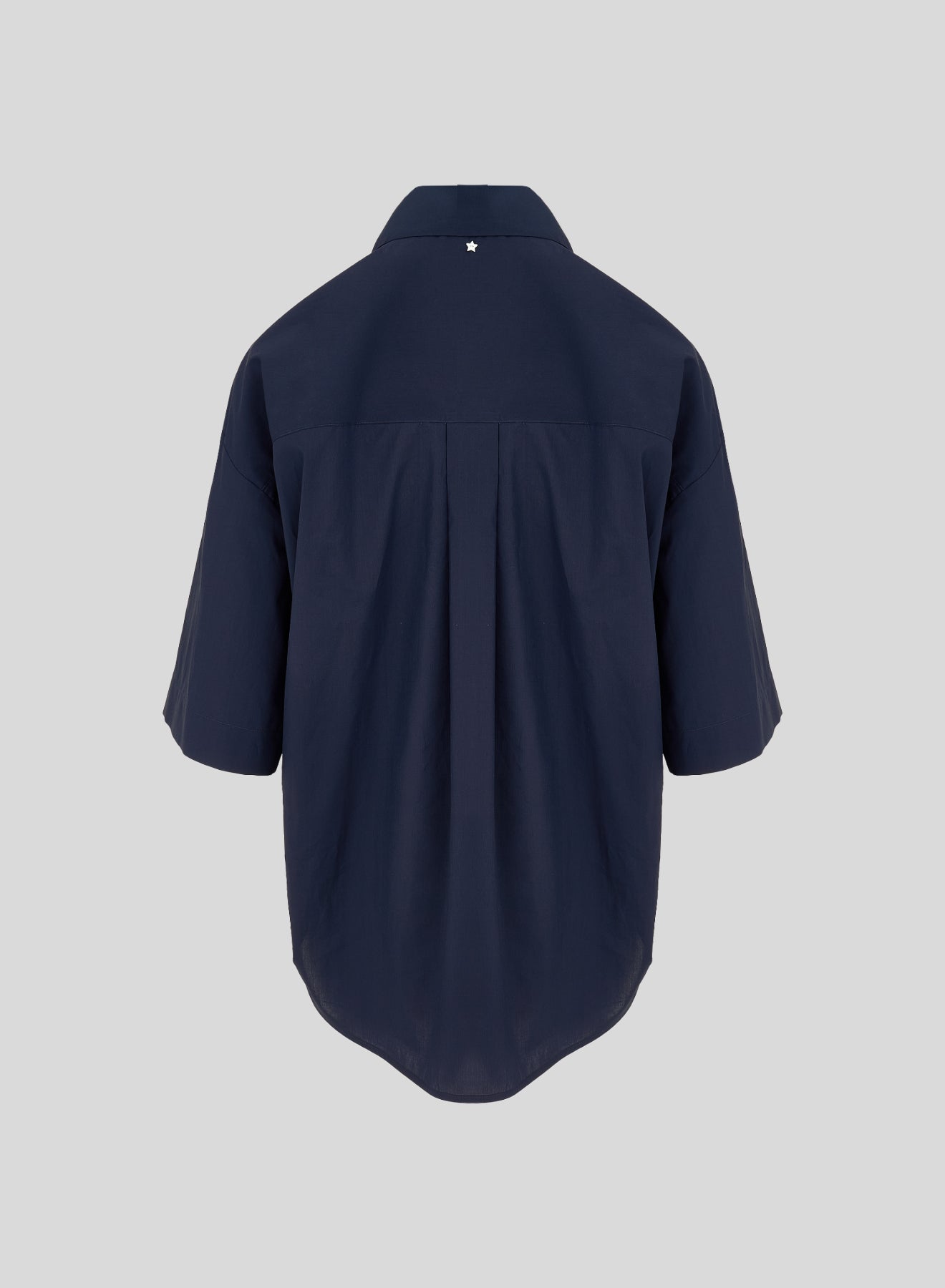 SHORT-SLEEVED SHIRT IN LIGHT COTTON POPLIN
