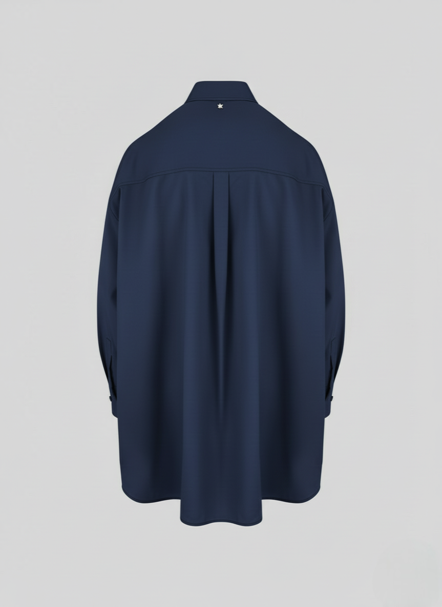 LIGHT COTTON POPLIN OVERSIZE SHIRT