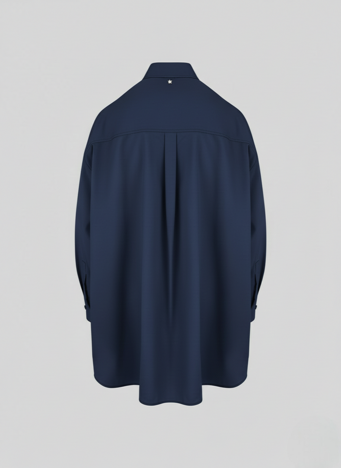 LIGHT COTTON POPLIN OVERSIZE SHIRT