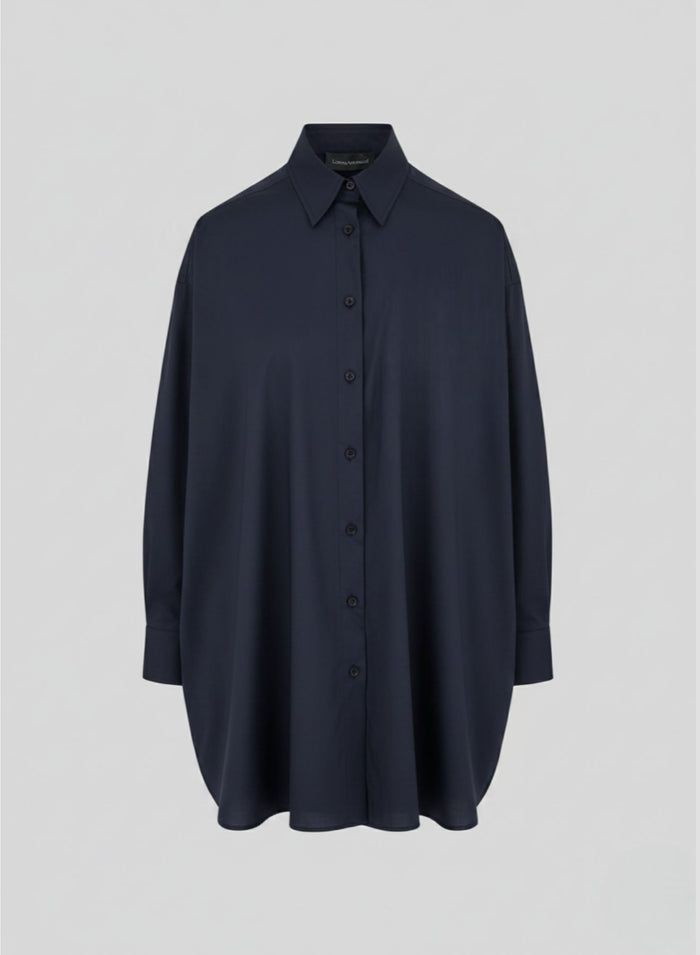 LIGHT COTTON POPLIN OVERSIZE SHIRT