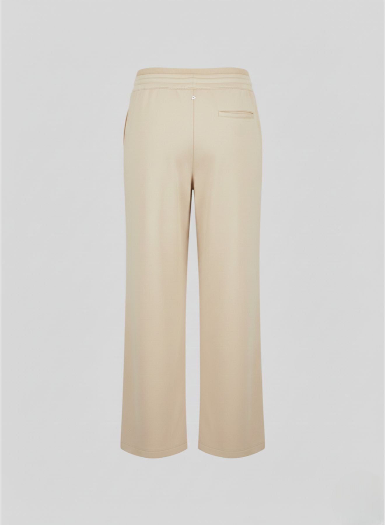 PANTALONI A GAMBA LARGA IN POPELINE LEGGERO DI COTONE