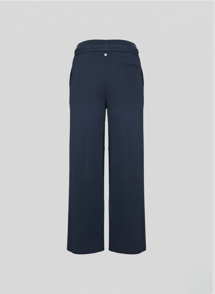 WIDE-LEG PANTS IN LIGHT COTTON POPLIN