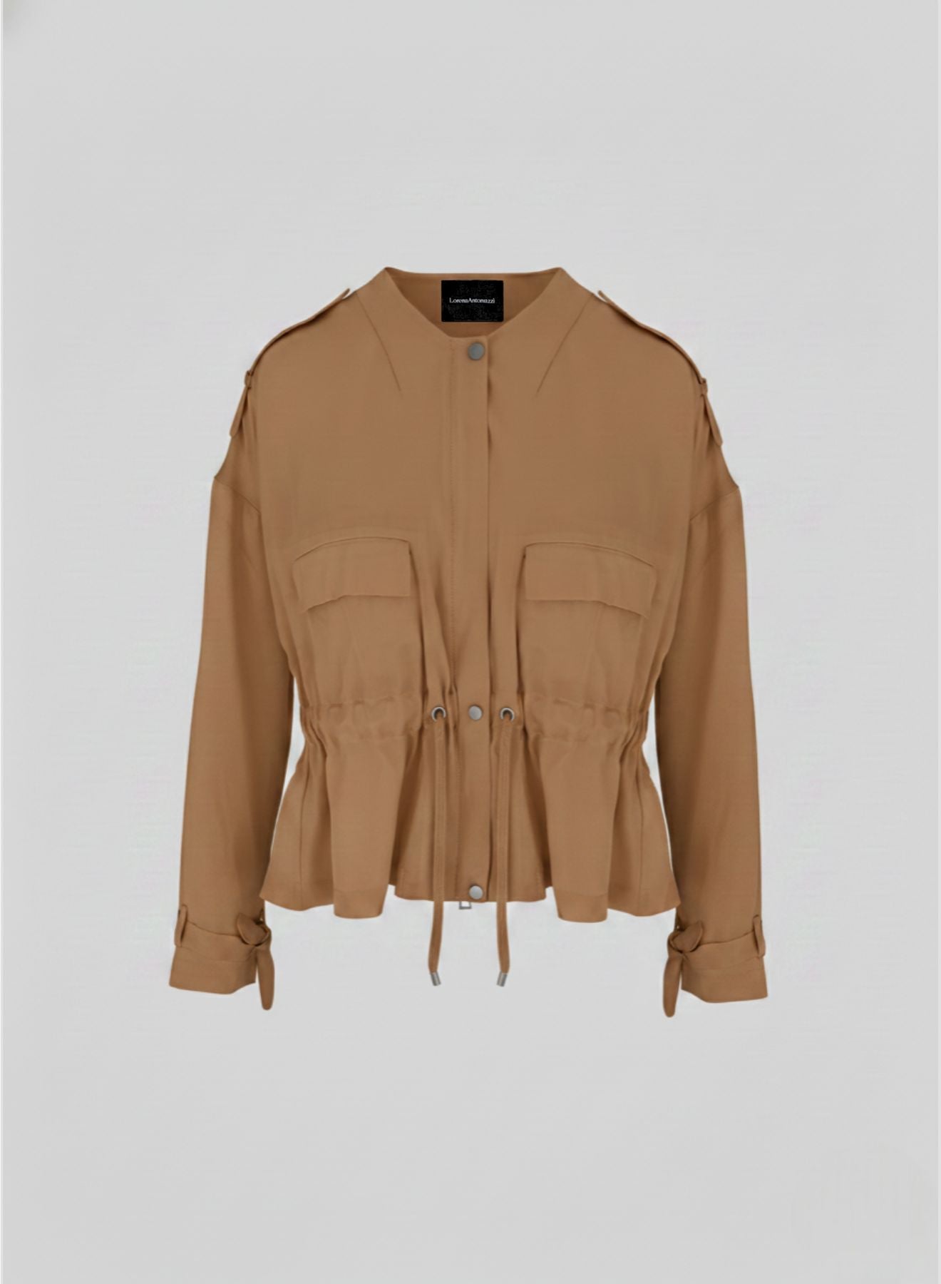 SILK BLEND TWILL BLOUSON