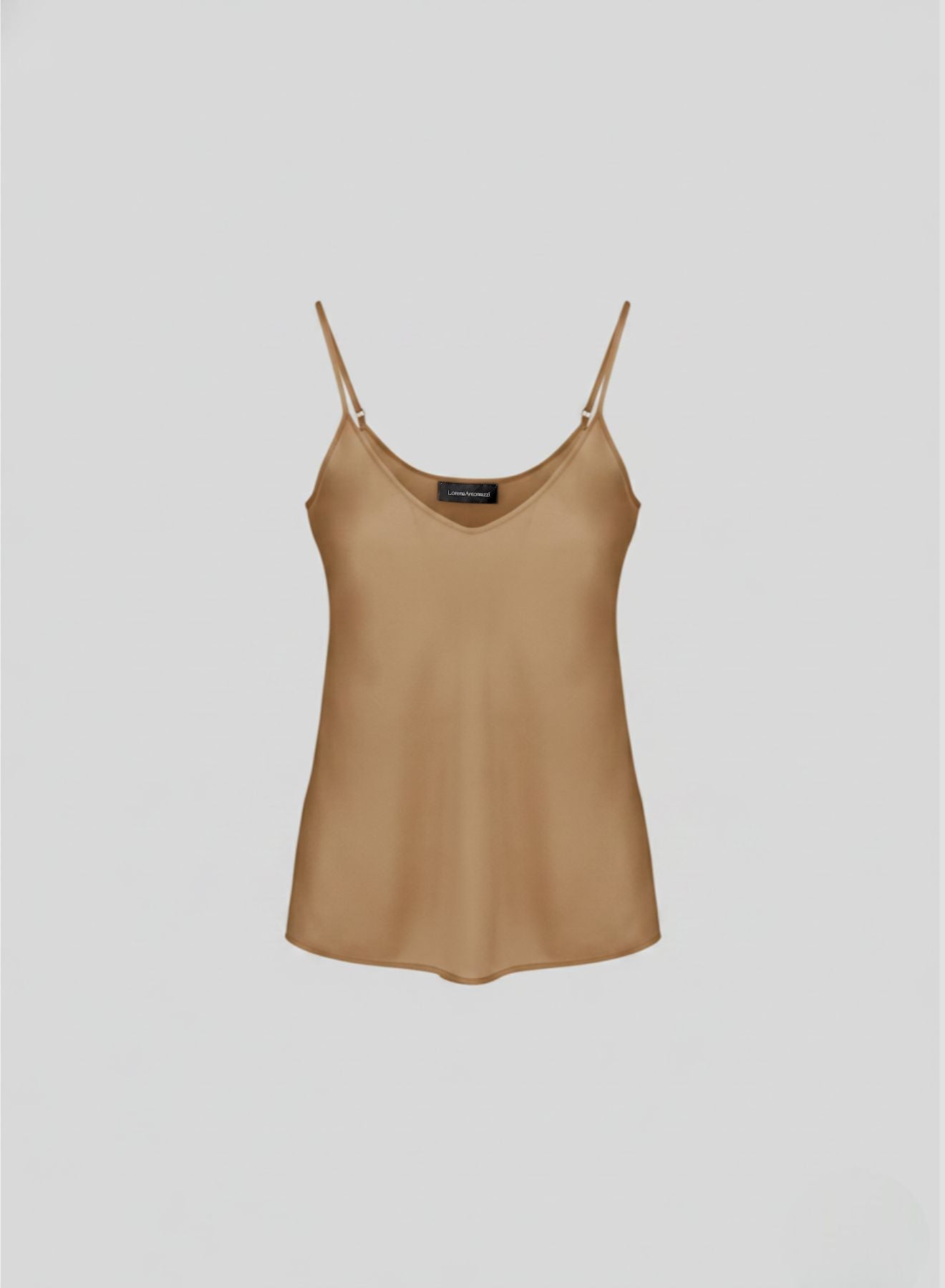 SILK BLEND TWILL CAMISOLE TOP