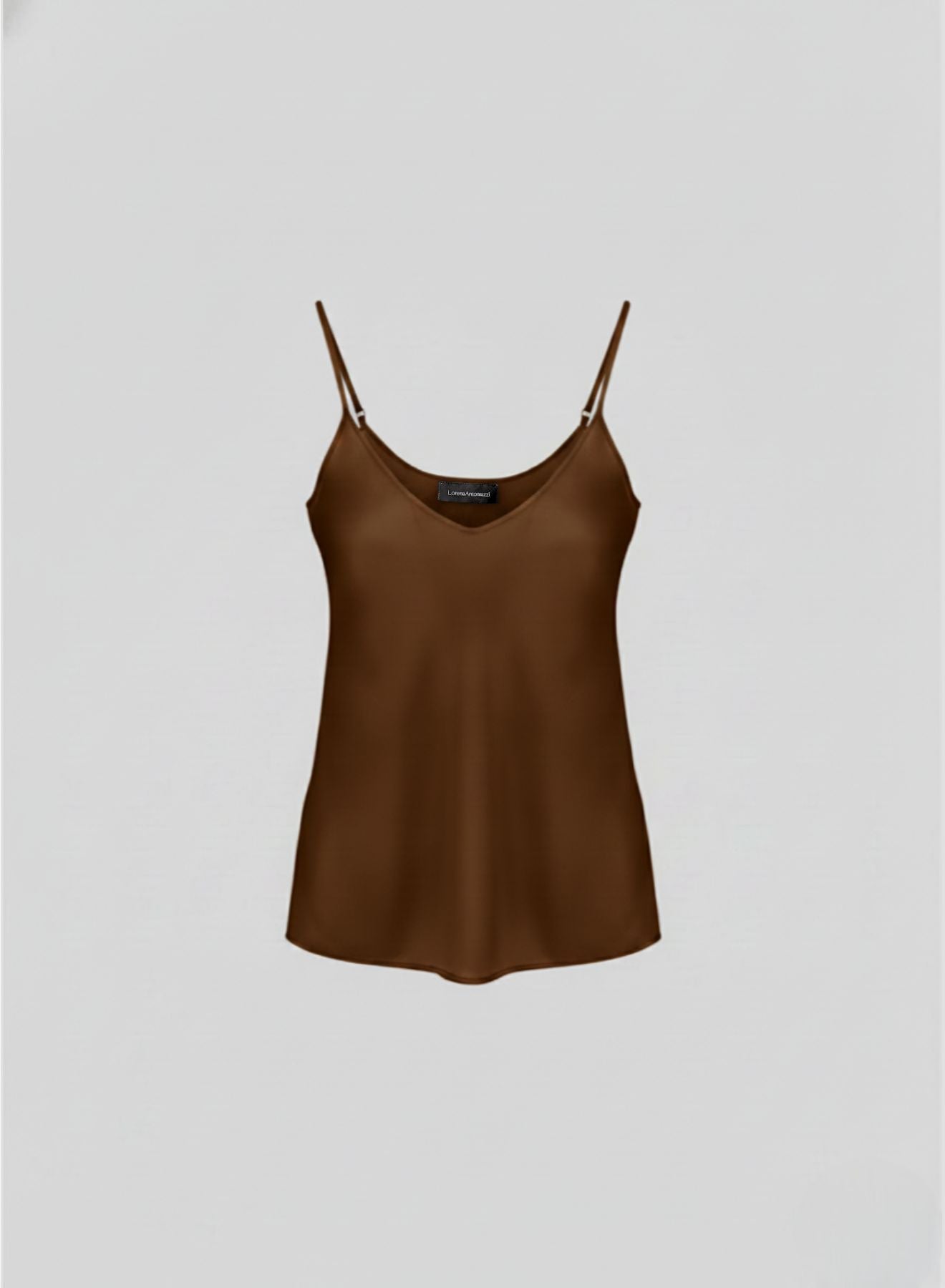 SILK BLEND TWILL CAMISOLE TOP