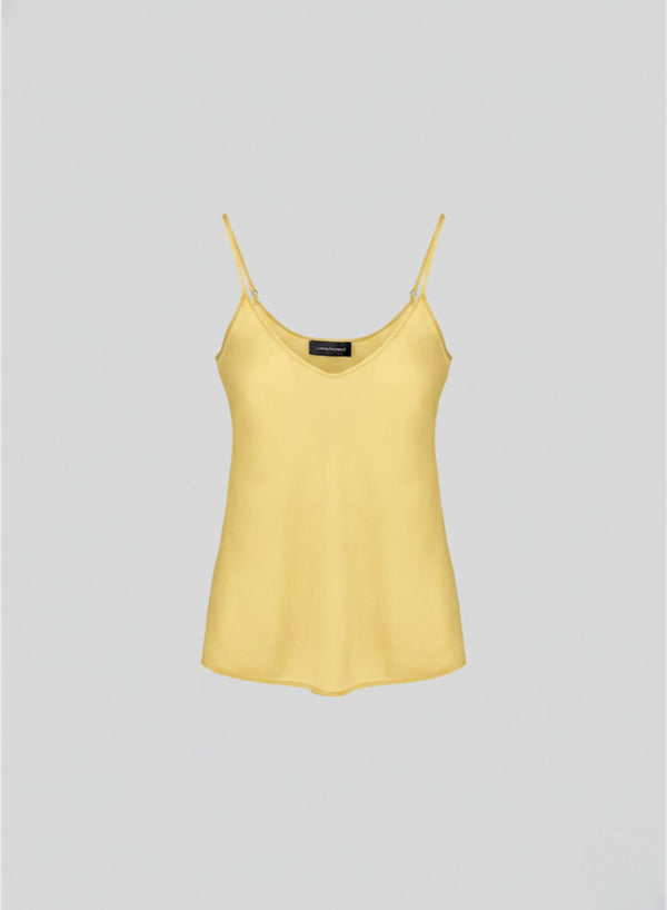 SILK BLEND TWILL CAMISOLE TOP