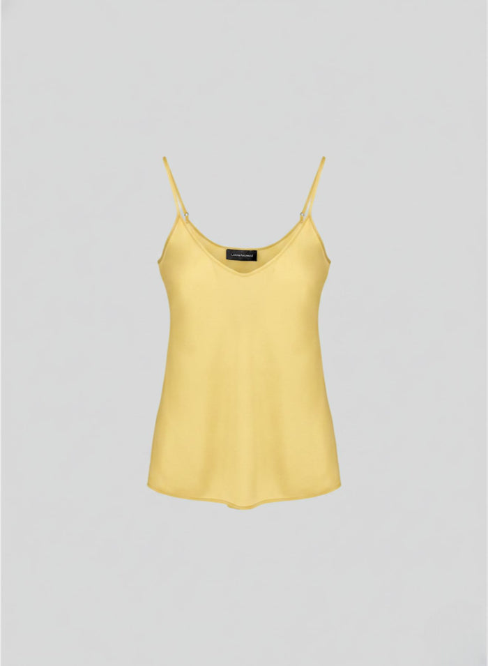 SILK BLEND TWILL CAMISOLE TOP