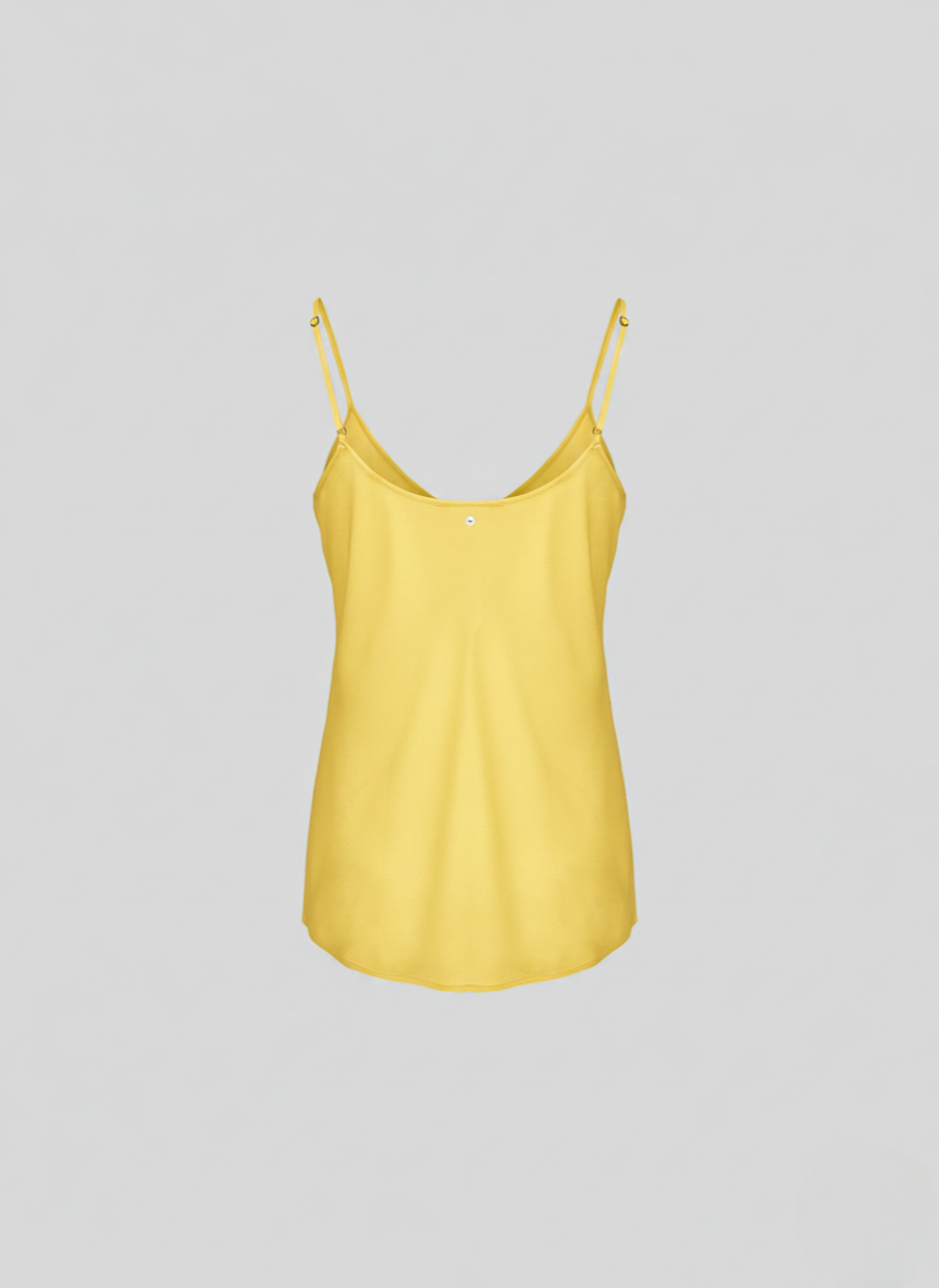 SILK BLEND TWILL CAMISOLE TOP