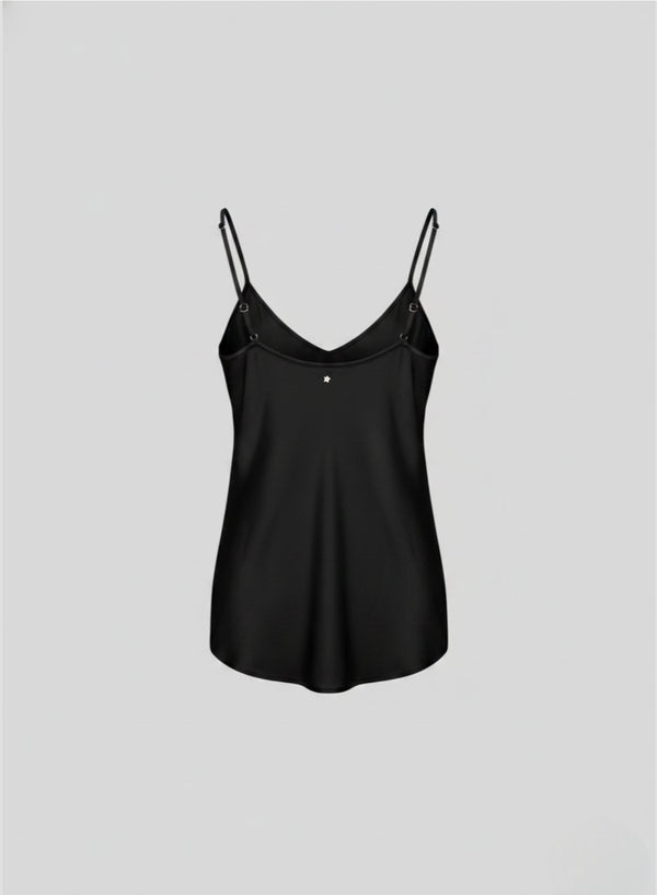 SILK BLEND TWILL CAMISOLE TOP