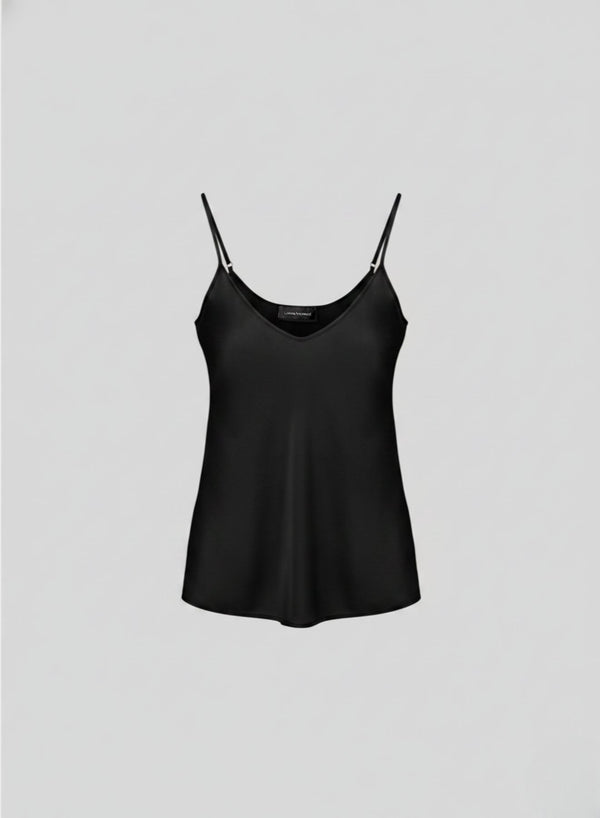 SILK BLEND TWILL CAMISOLE TOP