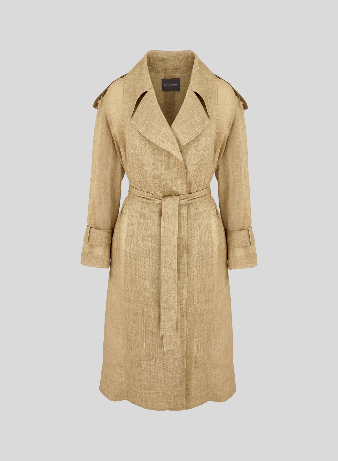 RAMIE TWILL TRENCH