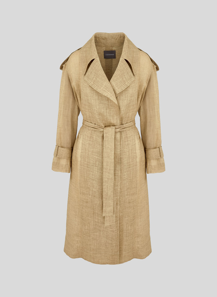 RAMIE TWILL TRENCH