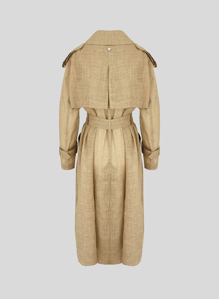 RAMIE TWILL TRENCH