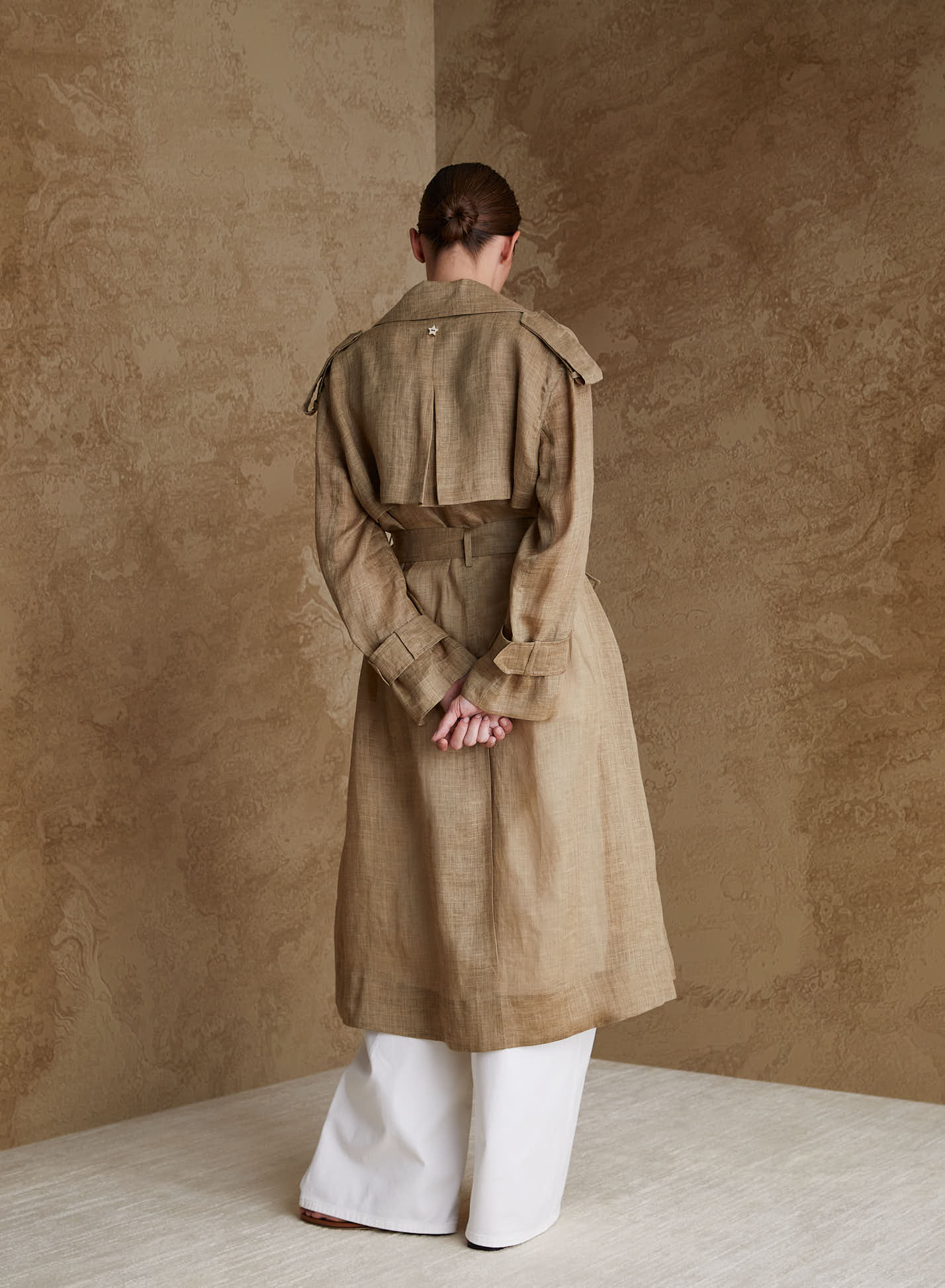 RAMIE TWILL TRENCH